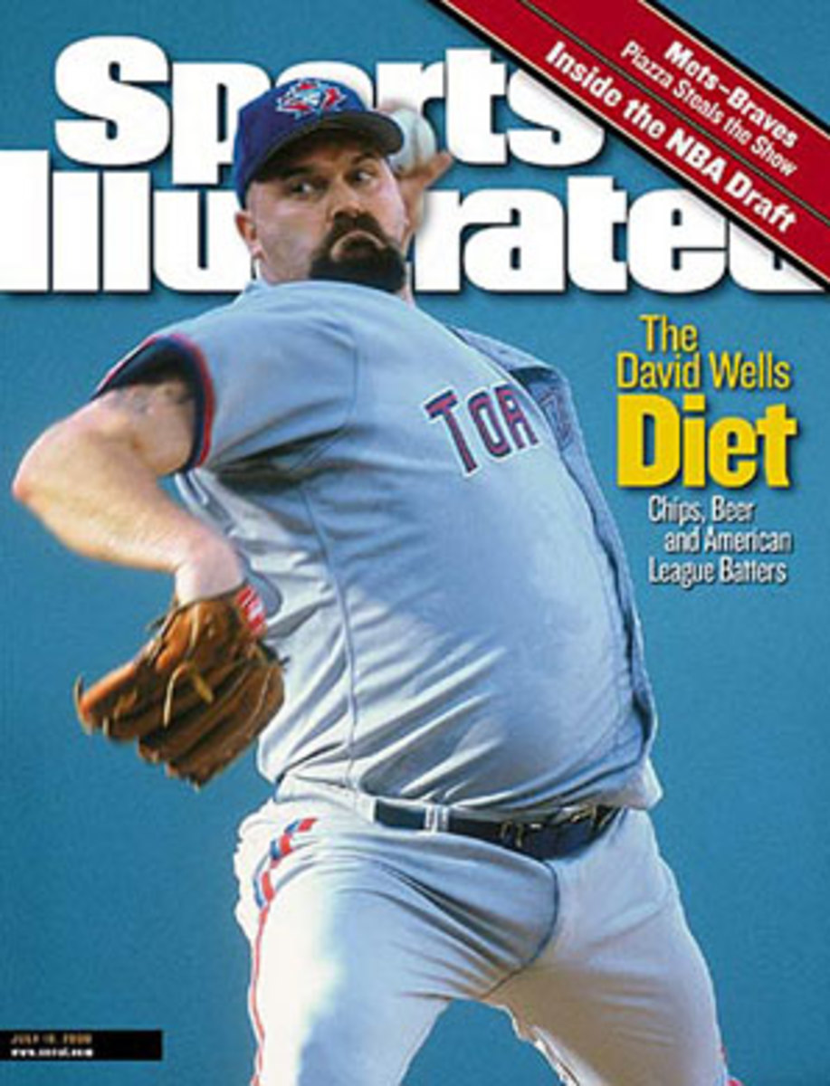 David Wells won 239 games in his 21 seasons, including a career- and AL-best 20 in 2000. (Chuck Solomon/SI)